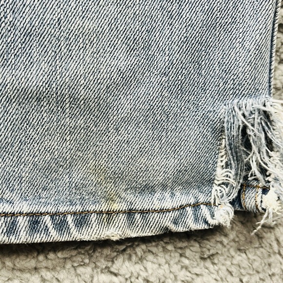 Levi's 560 Blue Jeans‎ Mens 38x32 Comfort Fit Baggy Loose Tapered Leg Distressed - Picture 8 of 9